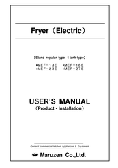 Maruzen MEF-18E User Manual