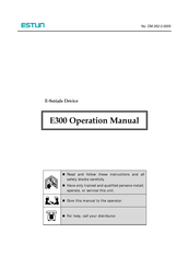 Estun E300 Operation Manual