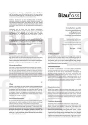 Blaufoss Escape 19344 Installation Manual