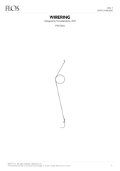 Flos WIRERING F9512044 Manual