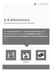 S.K.Electronics DJI MAVIC MINI Manual