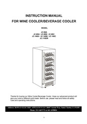 ROWAN ELECTRIC APPLIANCE JC-85C Instruction Manual