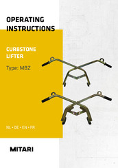 MITARI MBZ Operating Instructions Manual