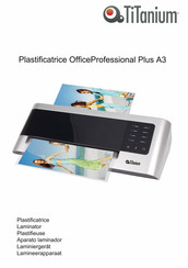 Titanium OfficeProfessional Plus A3 Operating Instructions Manual