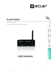 Ecler PLAYER ZERO User Manual