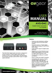 AVGear AVG-DAC User Manual