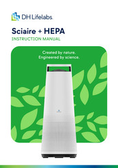 DH Lifelabs Sciaire+HEPA Instruction Manual