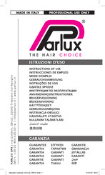 Parlux 315/1 Instructions For Use Manual