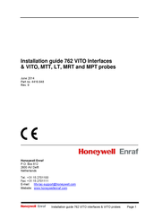 Honeywell Enraf VITO 768 Installation Manual