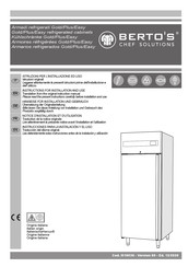 BERTO’S PLUS 600 Series Instructions For Installation And Use Manual
