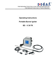 d.s.f. BZ - V 24 TK Operating Instructions Manual