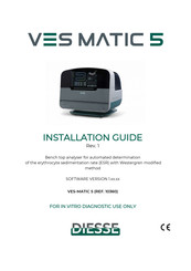 Diesse VES MATIC 5 Installation Manual