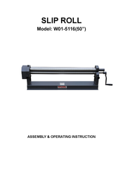 KAKA Industrial W01-5116 Assembly & Operating Instruction