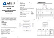 AVCOMM SEVR-M8 Quick Installation Manual
