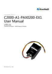KonNad C2000-A1-PAX0200-EX1 User Manual