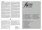 form & style 10557097 Installation Manual