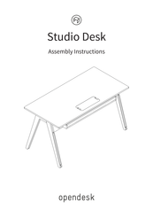 opendesk Studio Desk Assembly Instructions Manual