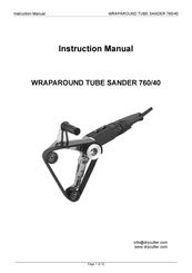 Jepson WRAPAROUND TUBE SANDER 760/40 Instruction Manual