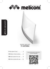 MELICONI AT55 R1 USB WHITE Instructions For Use Manual