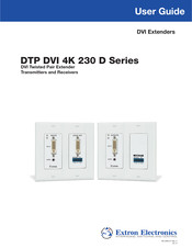 Extron electronics DTP DVI 4K 230 D Series User Manual
