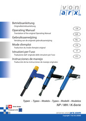 Von Arx MH 23 Operating Manual