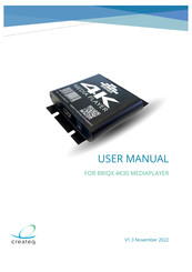 Createq BRIQX 4K30 User Manual