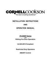 CornellCookson FS-200EP Series Installation Instructions And Operation Manual