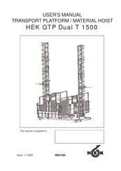 HEK GTP Dual T 1500 User Manual