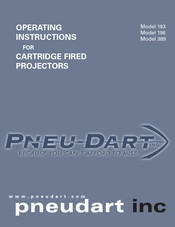 Pneu-Dart 196 Operating Instructions Manual