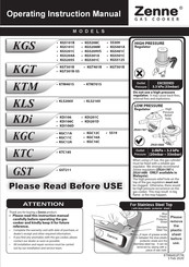 ZENNE KGT Series Operating Instructions Manual