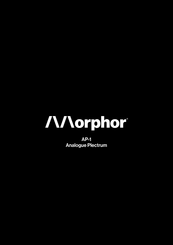MORPHOR Analogue Plectrum Manual
