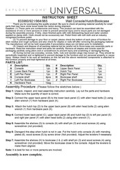 Explore Home Universal 833960 Instruction Sheet