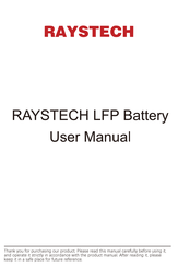 RAYSTECH LFP Battery S Pro Series User Manual