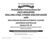 Overhead door 610F Installation Instructions Manual
