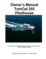 C-Dory Marine TomCat 255 Pilothouse Owner's Manual
