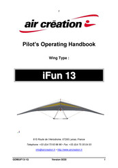 Air Creation iFun 13 Pilot Operating Handbook