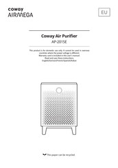 Coway AIRMEGA AP-2015E Manual