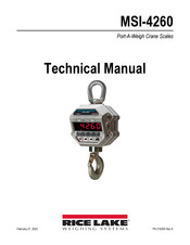 Rice Lake MSI-4260 IS Technical Manual