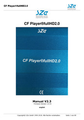 SZe CF Player fullHD2.0 Manual