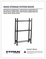 Titan Fitness MFTS45UPv2-2MFTSSHLF Operator's Manual