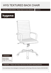 Hygena HYG 724/1673 Assembly Instructions Manual