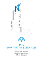 Monster MTS MONITOR TOP EXTENSION Instruction Manual