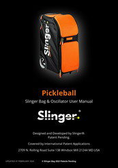 Slinger Pickleball User Manual
