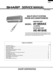 Sharp AY-M09AE Service Manual