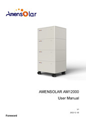 Amensolar AM12000 User Manual