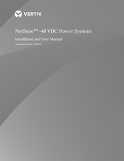 Vertiv NetSure PLM80142 Installation And User Manual