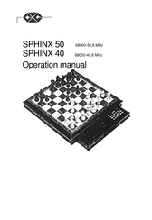CXG SPHINX 40 Operation Manual