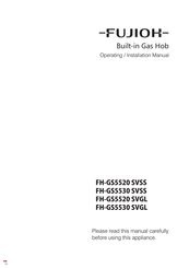 Fujion FH-GS5520 SVSS Operating & Installation Manual