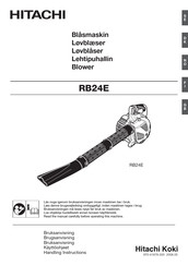 Hitachi Koki RB24E (SV) Handling Instructions Manual