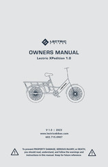 Lectric eBikes XPedition 1.0 Owner's Manual